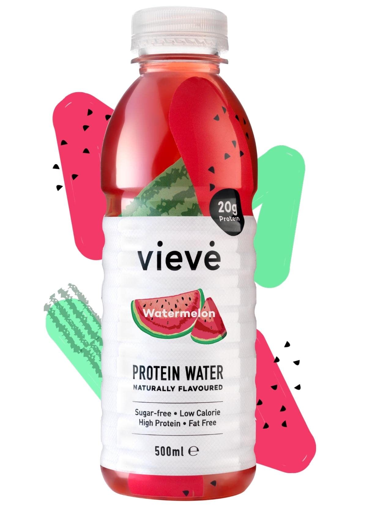 Buy Vieve Protein Water 6x500ml Watermelon 20g Protein, Sugar Free