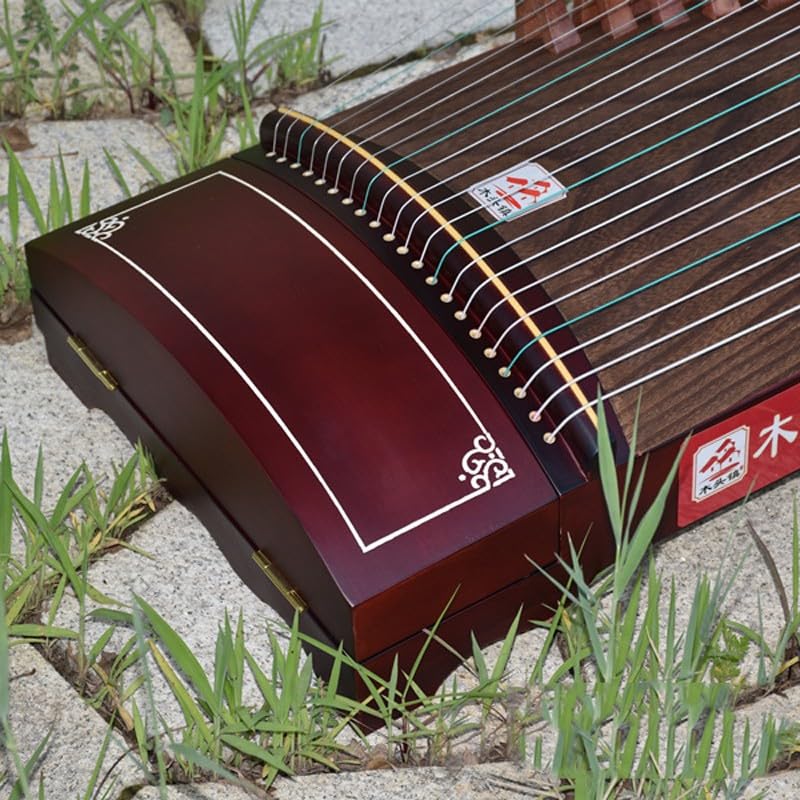 JITEM Guzheng, Traditional Chinese 21-String Instrument, Handmade Solid Wood Performance-Grade Guzheng, Suitable for Beginners and Professionals(Color:8), Size