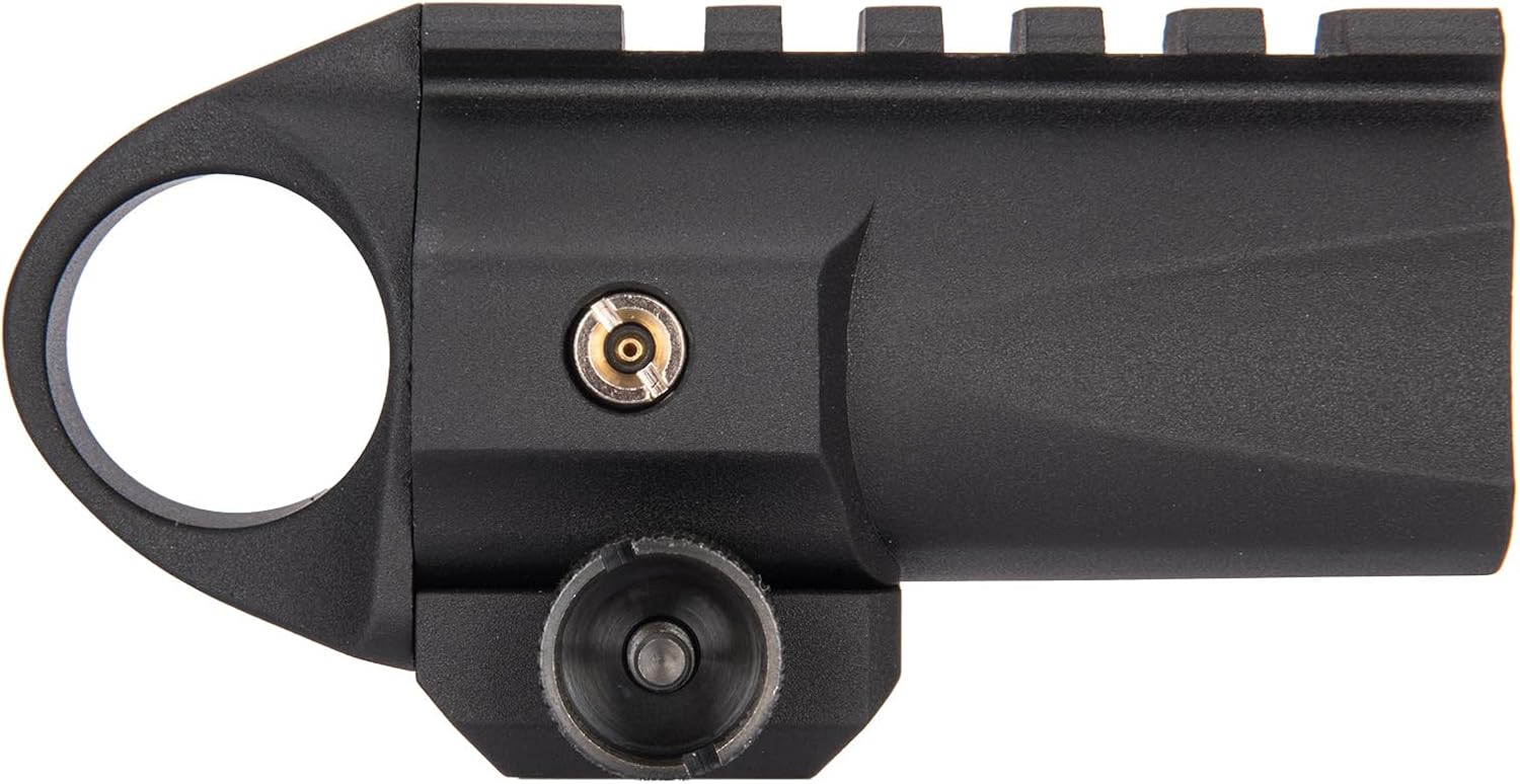 GoldenBall x HFC Compact Picatinny Rail Mounted Shower Airsoft Launcher - Black
