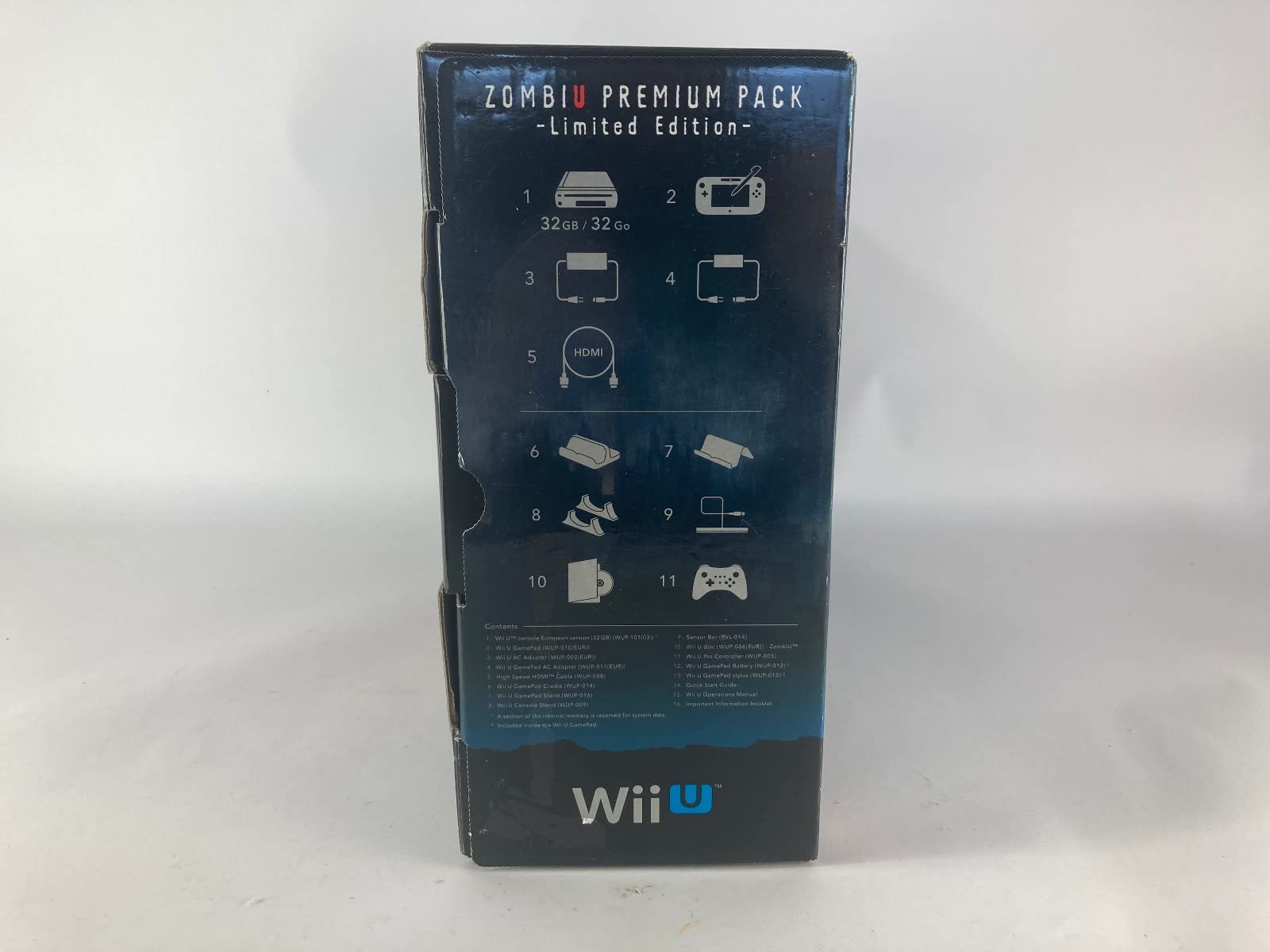 Console Nintendo Wii U 32 Go noire - 'ZombiU' premium pack [Importación Francesa]