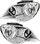 Gold Shrine For Chrysler Pacific Headlights Lamps Set 2007 2008 Halogen Driver and Passenger Side