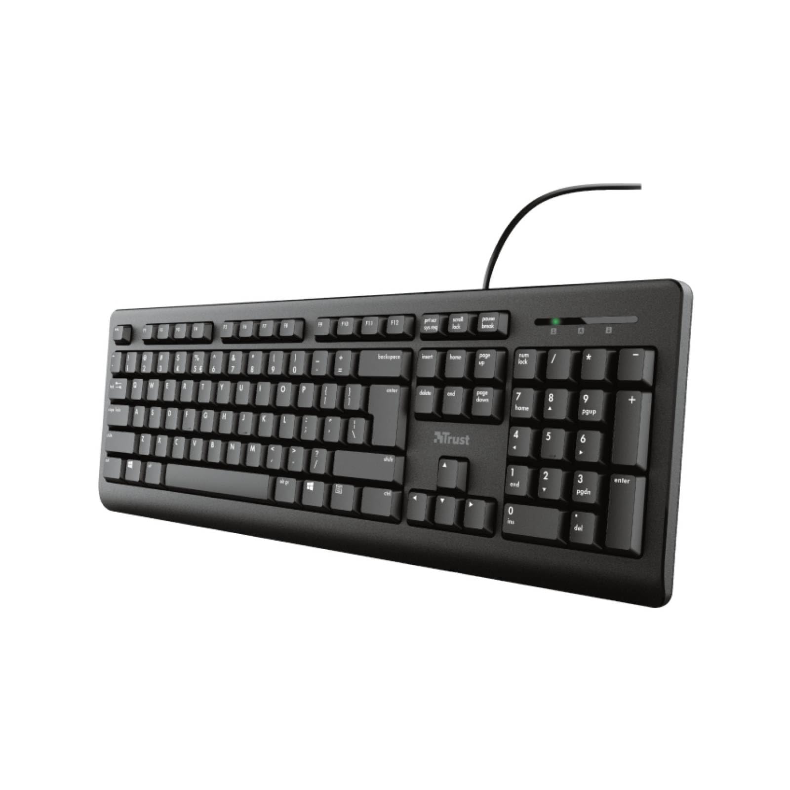 Trust TK-150 keyboard Universal USB QWERTY UK English Black