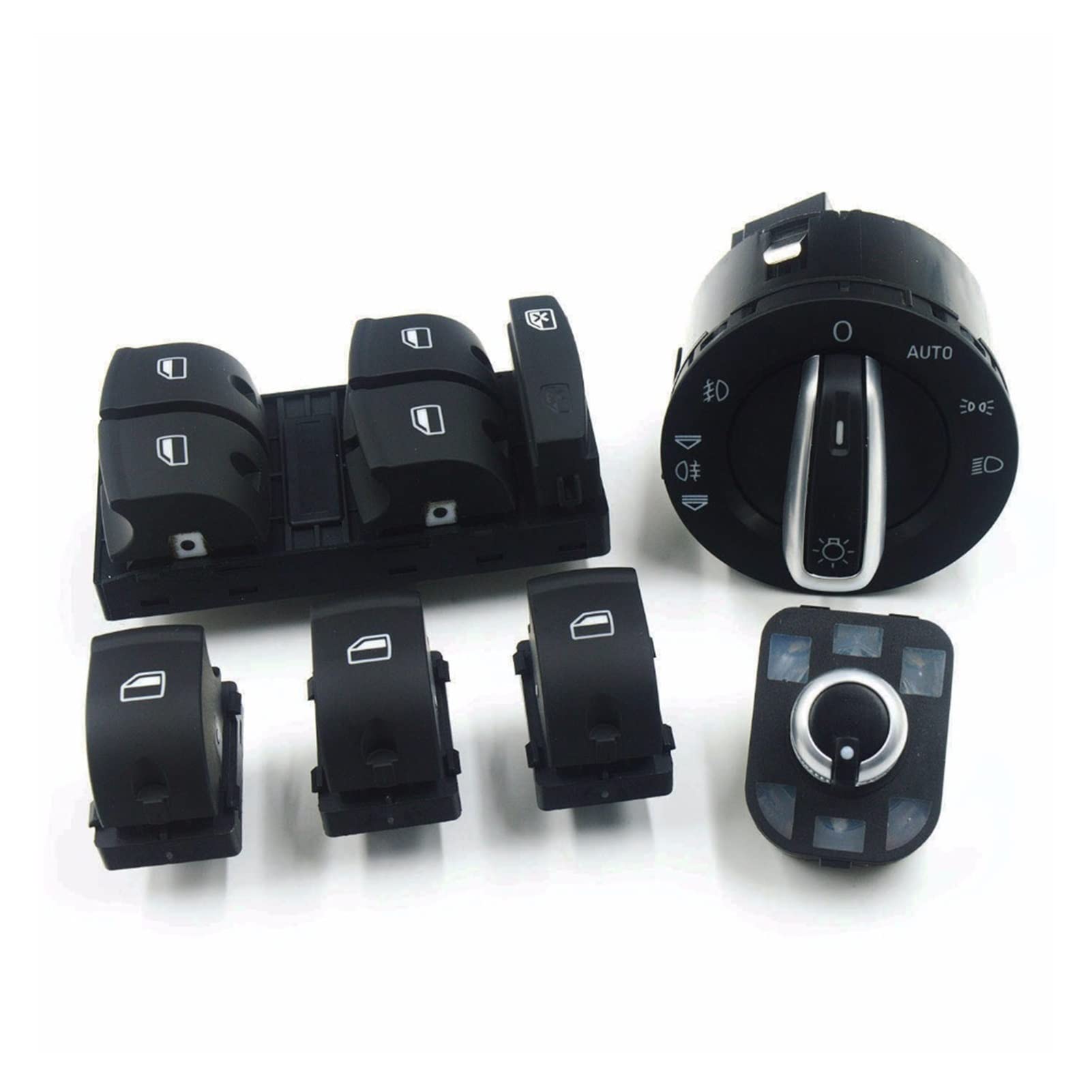 Commande fenetre phare miroir de haute precision pour Audi A6 C6 Q7 - 8