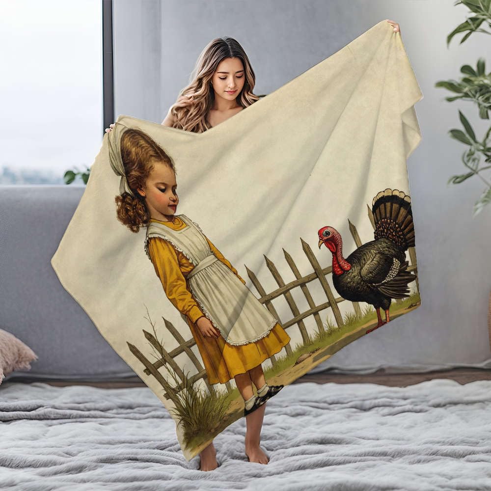 Couverture de Pâques flanelle anti-froid grand format pour sommeil bébé