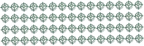 ARTIBETTER 60 piezas de soporte de bola de hierba, mini plantas, plantas de plumeria, decoración de flores de boda, soporte para cabeza de flor,