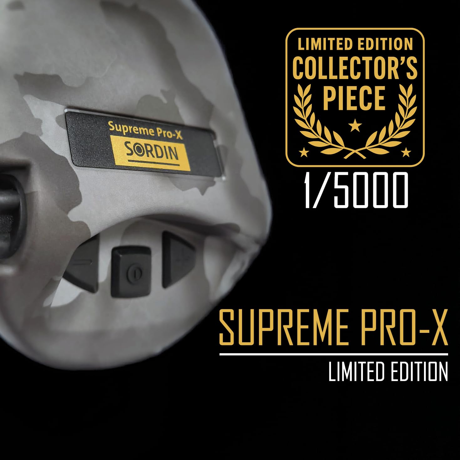 Sordin Supreme Pro-X LED Limited Night Camo Edition - Cuffie antirumore per caccia e tiro sportivo - cuffie antirumore attive