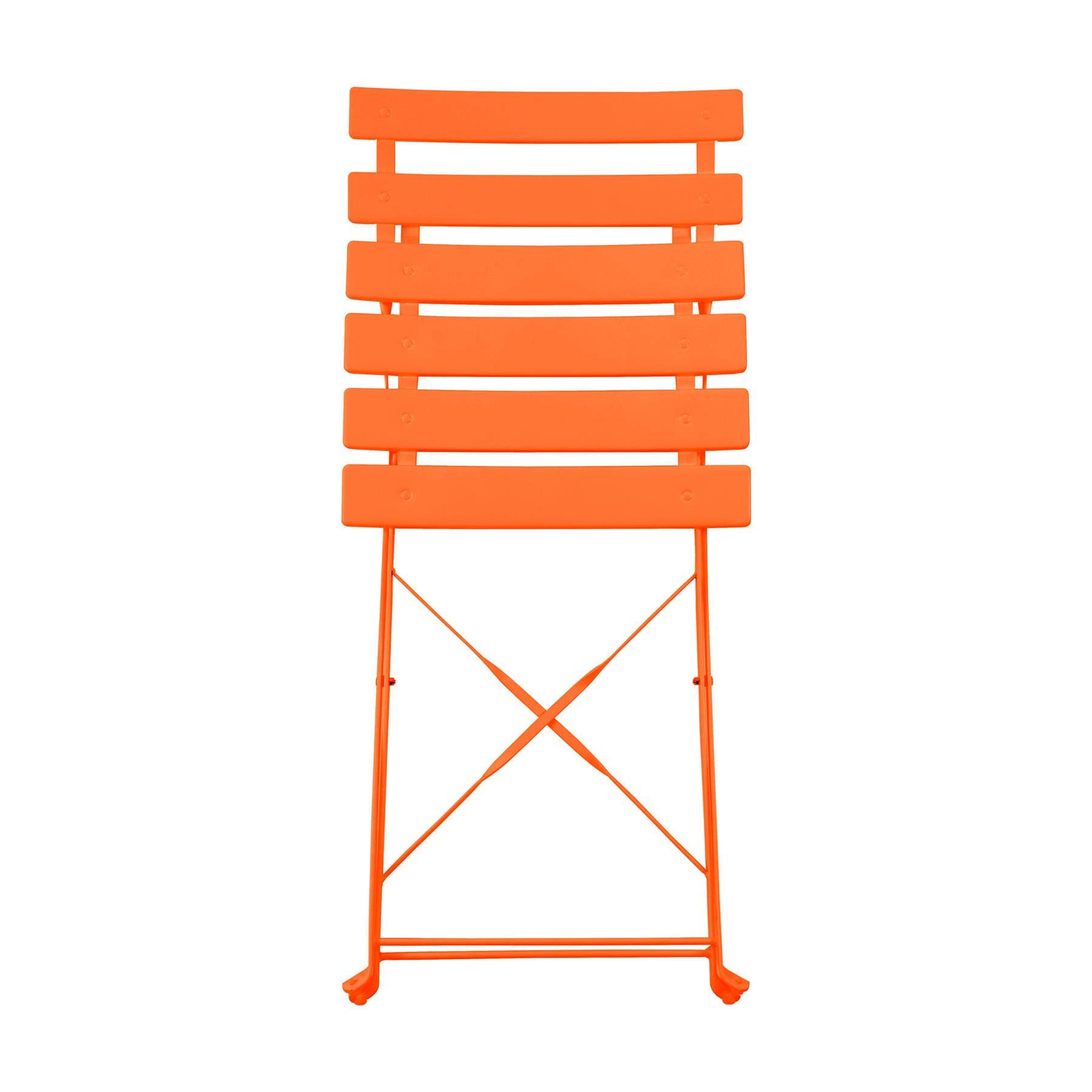 Harbour Housewares 2 Sitzer Sussex Bistro Set - Round - Orange
