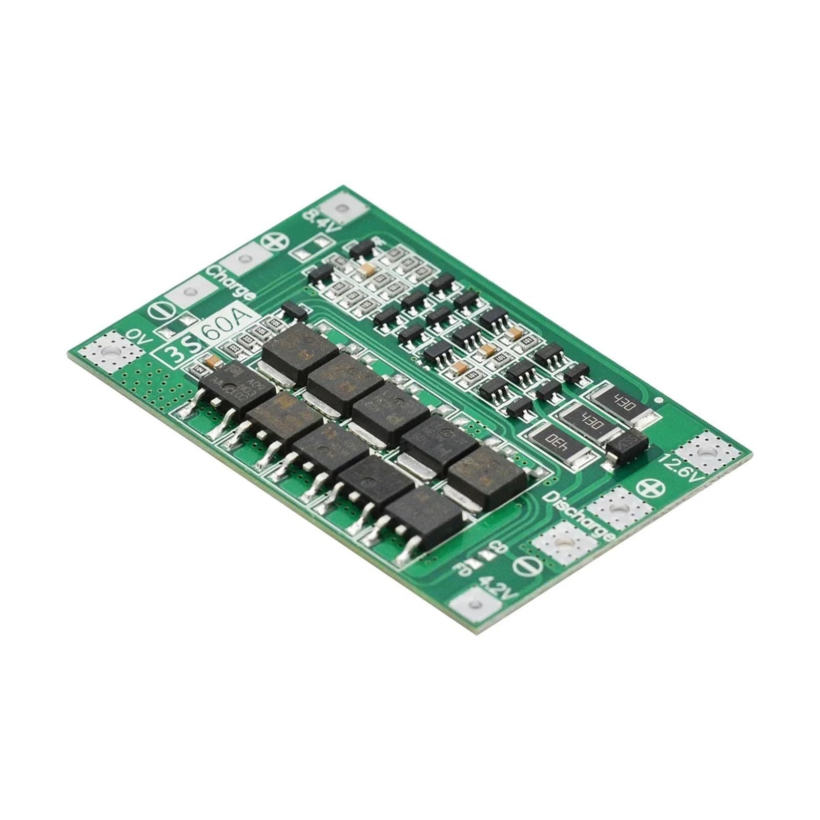 Płyta ochronna do ładowarki akumulatorów litowych 3S/4S 40A 18650 BMS do wiertarki 11,1 V 12,6 V 14,8 V 16,8 V z funkcją poprawy równowagi (3s 60a Balance)