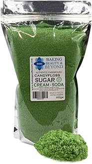 Baking Beauty and Beyond Premium Candy Floss Sugar 400g - Cream-Soda Flavour