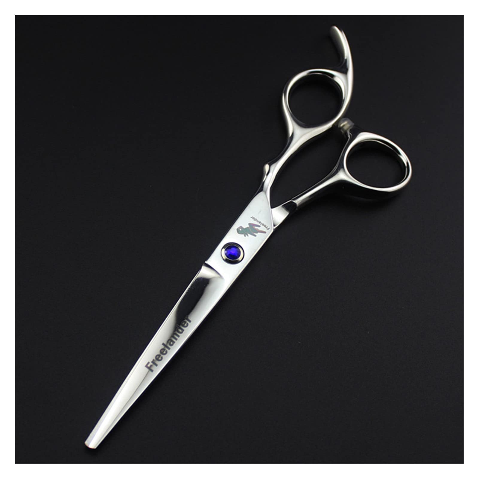 Ciseaux de coiffeur de 6 pouces en acier inoxydable avec dents plates