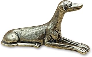 30+ Charming Vintage Ceramic Dog Decor Ideas 28 Dachshund Figurines Greyhound Ornament Statue Vintage Solid Brass Greyho...