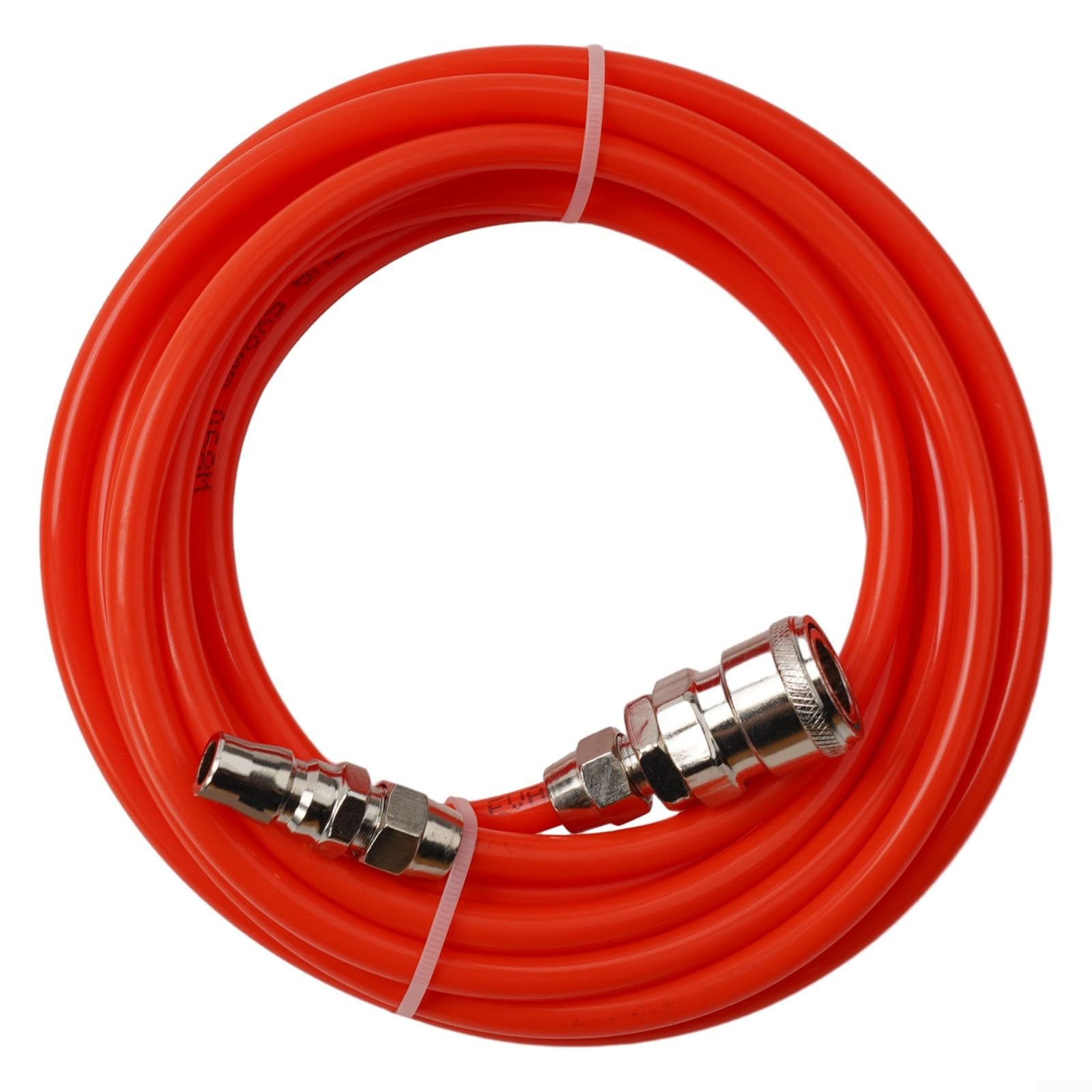 Manguera de aire neumática de 5 m x 8 mm para compresores, tubo flexible de alta presión con accesorios de acoplamiento rápido tipo C, rango de temperatura de 0 a 70 °C, presión de ráfaga de