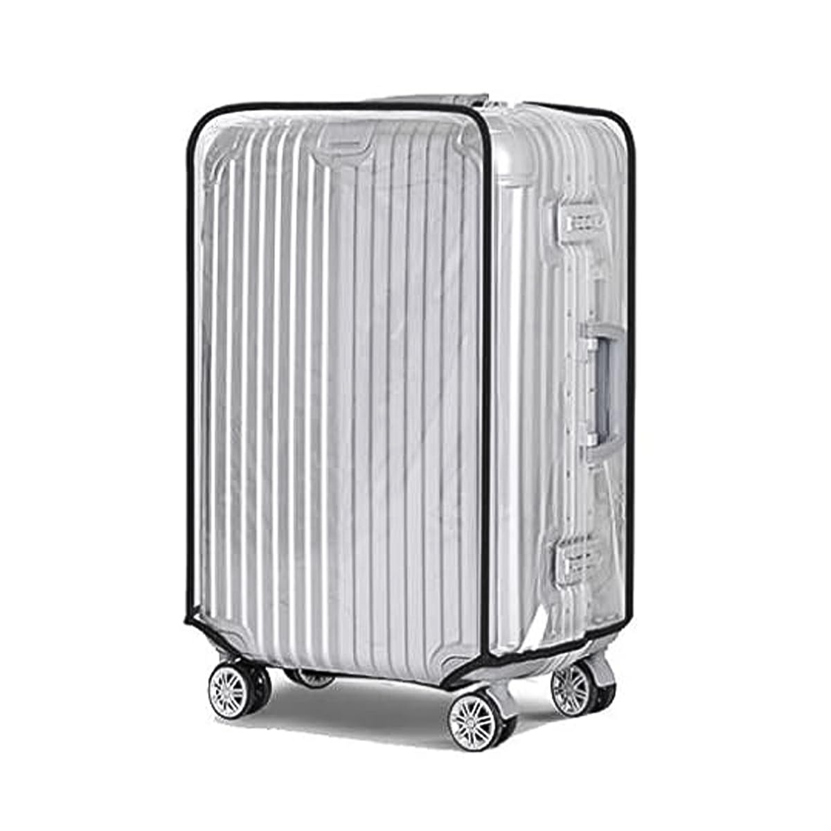 Sarini Paquete De 2 Fundas para Maletas,Cubierta Protectora para Maleta Transparente,Impermeable,Cubierta para Equipaje,PVC para Maletas De 30 Pulgadas