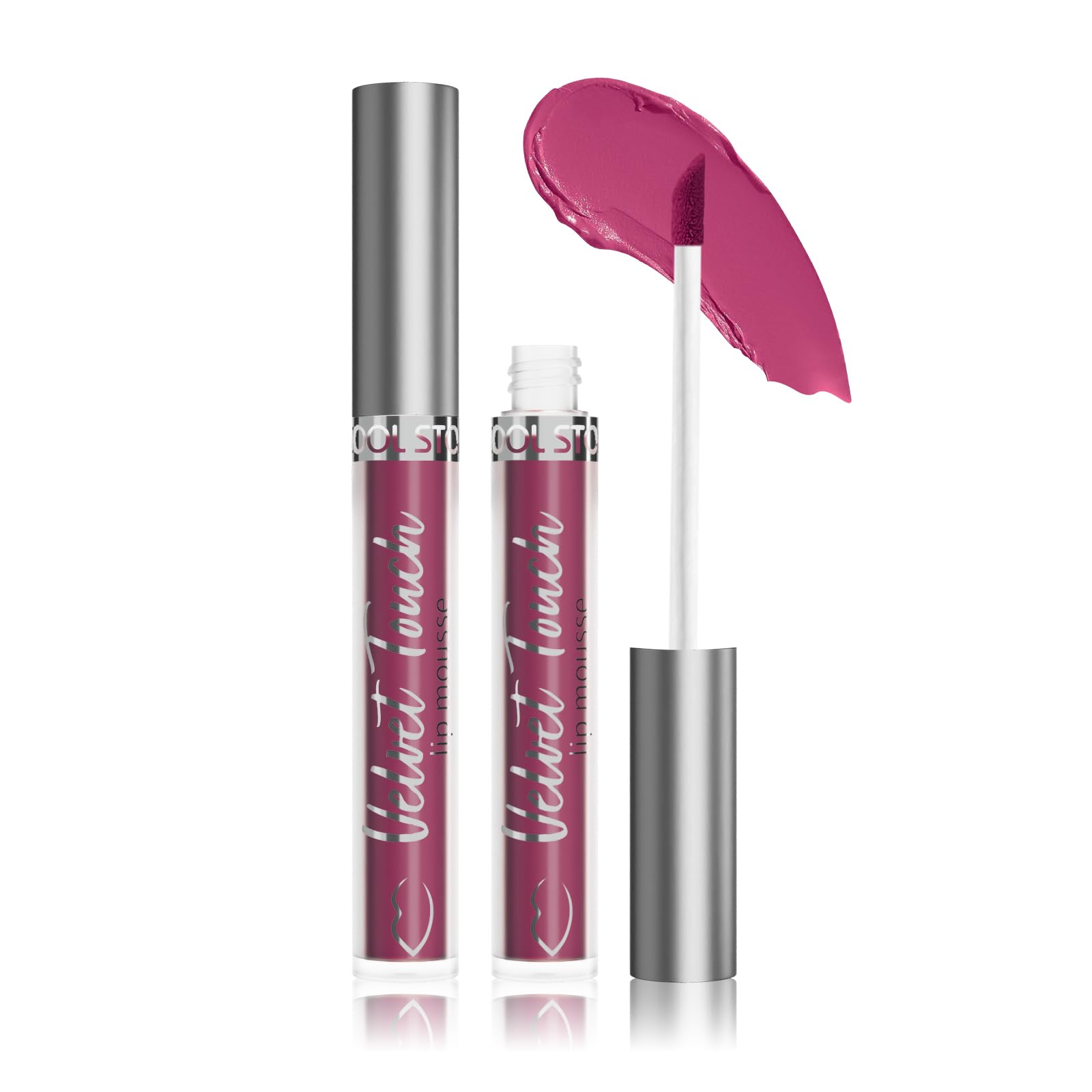 COOL STORY Velvet Lip Stain Mousse, Lip Tint Long-Lasting Waterproof Matte Finish (07)