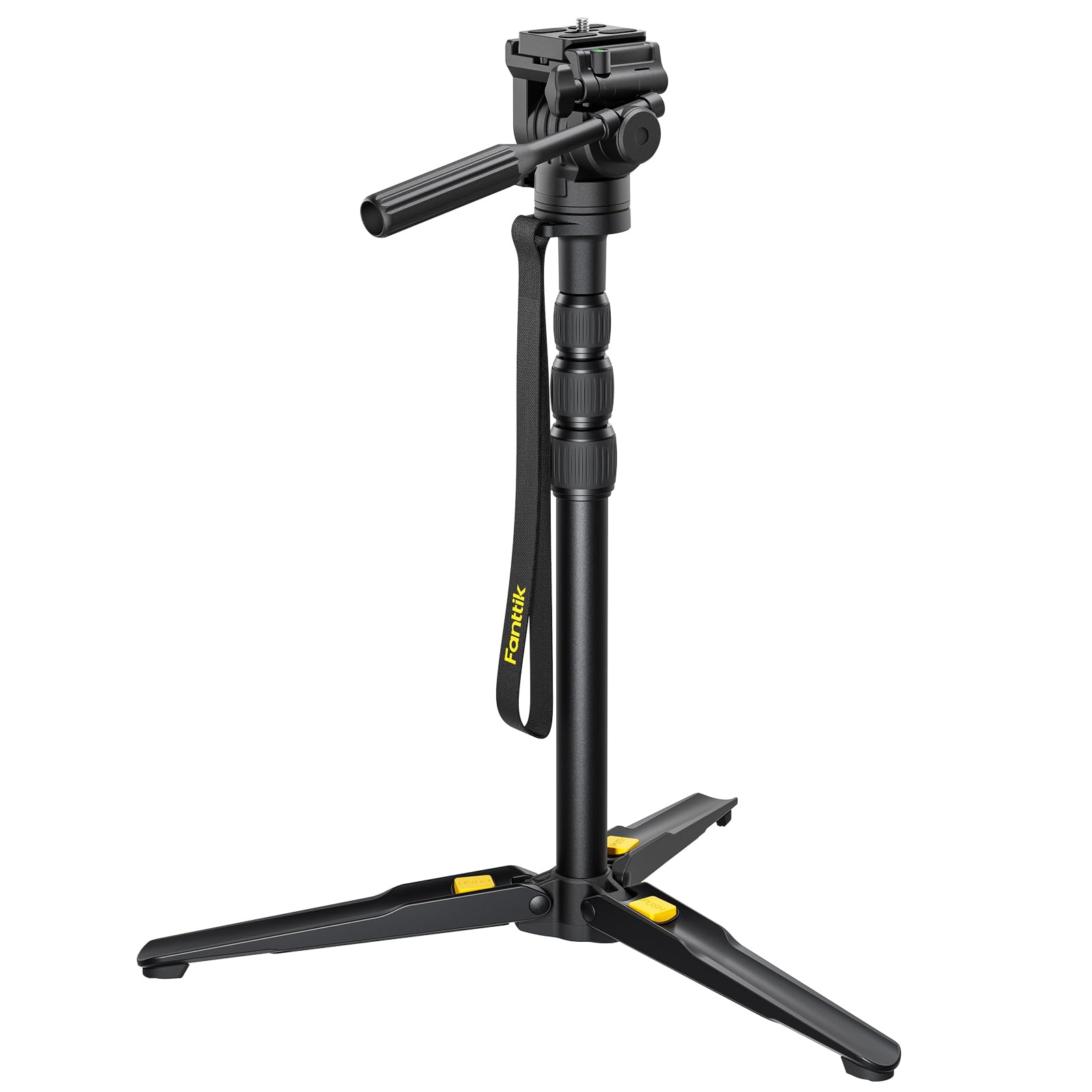 Fanttik DT10 Pro Tripod for Measurement Tools Flexible Head Lightweight | 2.2 Lbs Lightweight 360 Flexible Pan Head Quick Release Plate with 14-20 Thread Mount for Measurement Tools product thumbnail 2