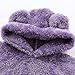 Hikido Toddler Fluffy Snowsuit Thicken Long Sleeve Onesies Outwear Outfits for 2~3T Lavender