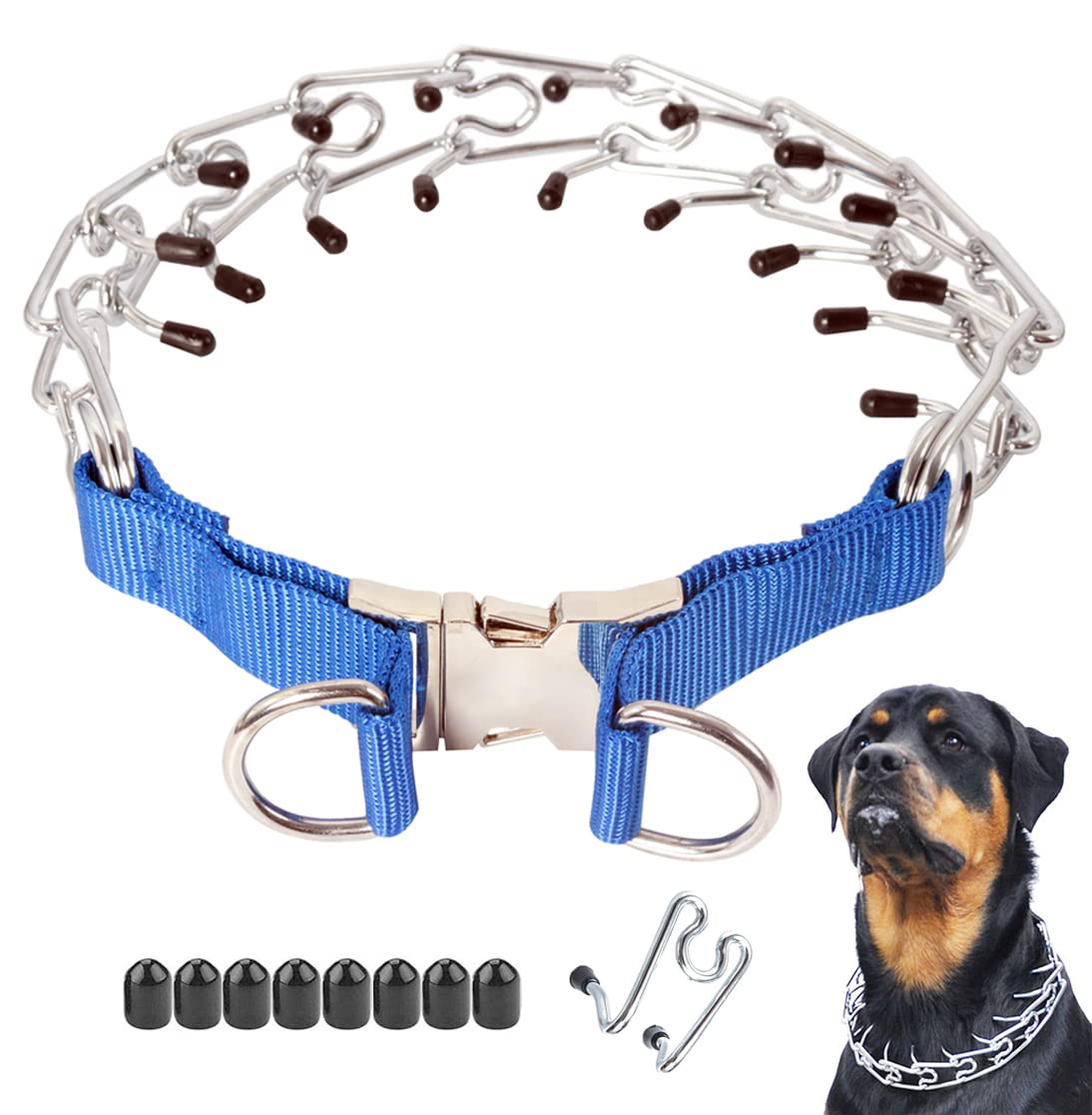 Plastic Pinch Collar For Dogs 100 Pieces Pet Prong Collar Covers