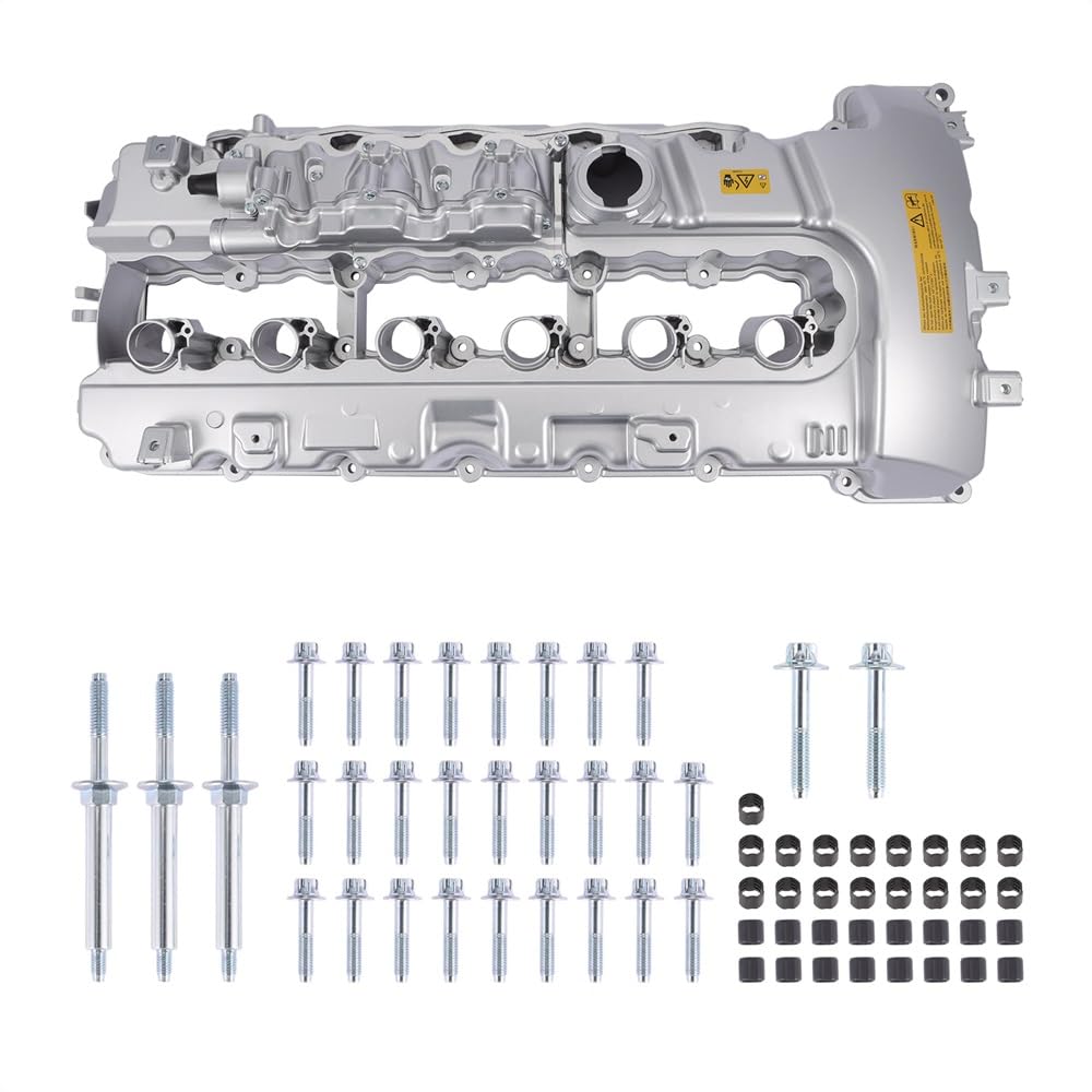 Coperchio Punterie 11127565284 Coperchio Valvola Motore In Alluminio 3.0l Con Guarnizione E Cappuccio Per Bmw N54 135i 335i 335xi 335is 535i Xdrive 740i X6 Z4