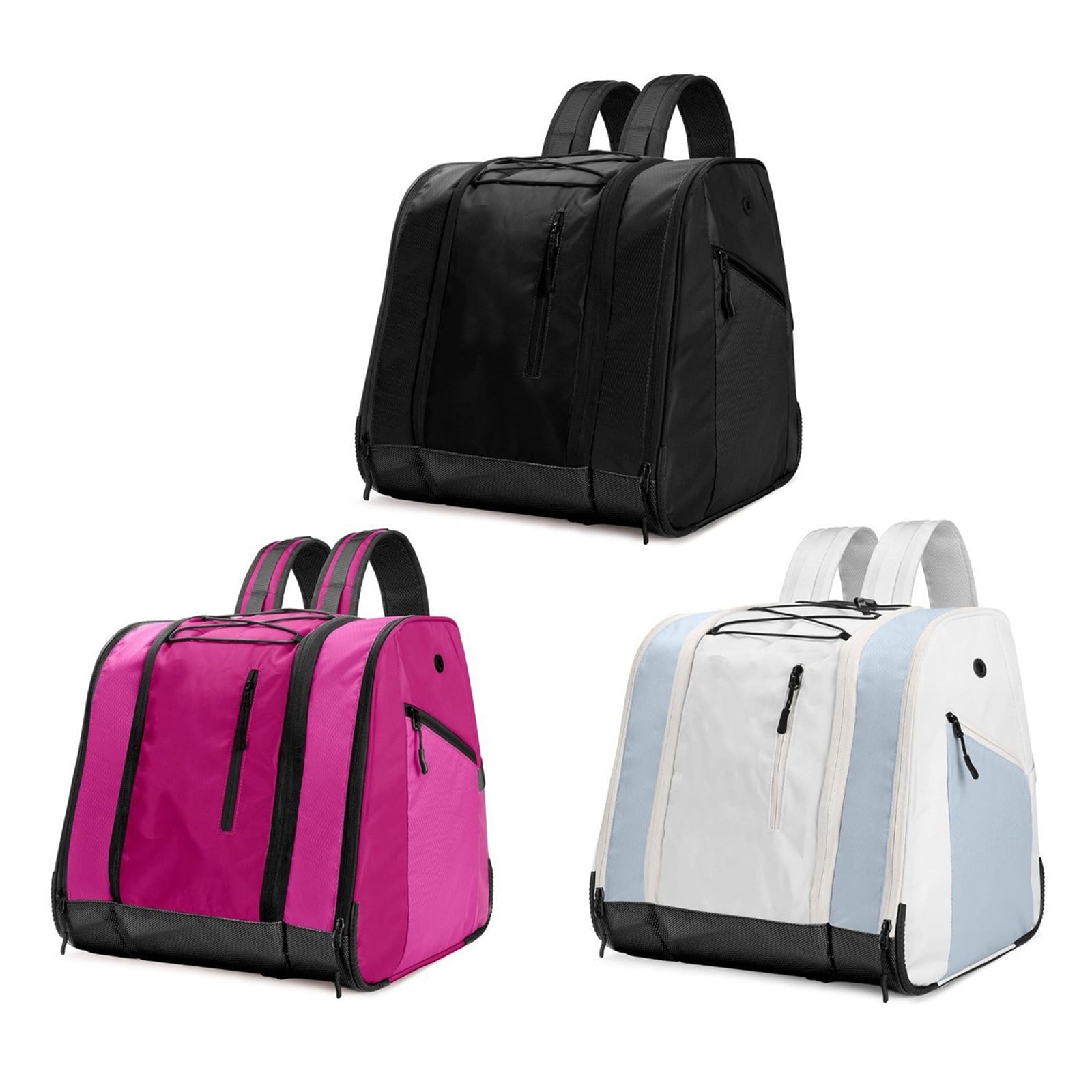 Schnellzugriff Skateschuh Rucksack Rollschuhtasche mit belüftetem Design für aktiven Lebensstil Oxford-Gewebe Professionelle Sportler Skitasche