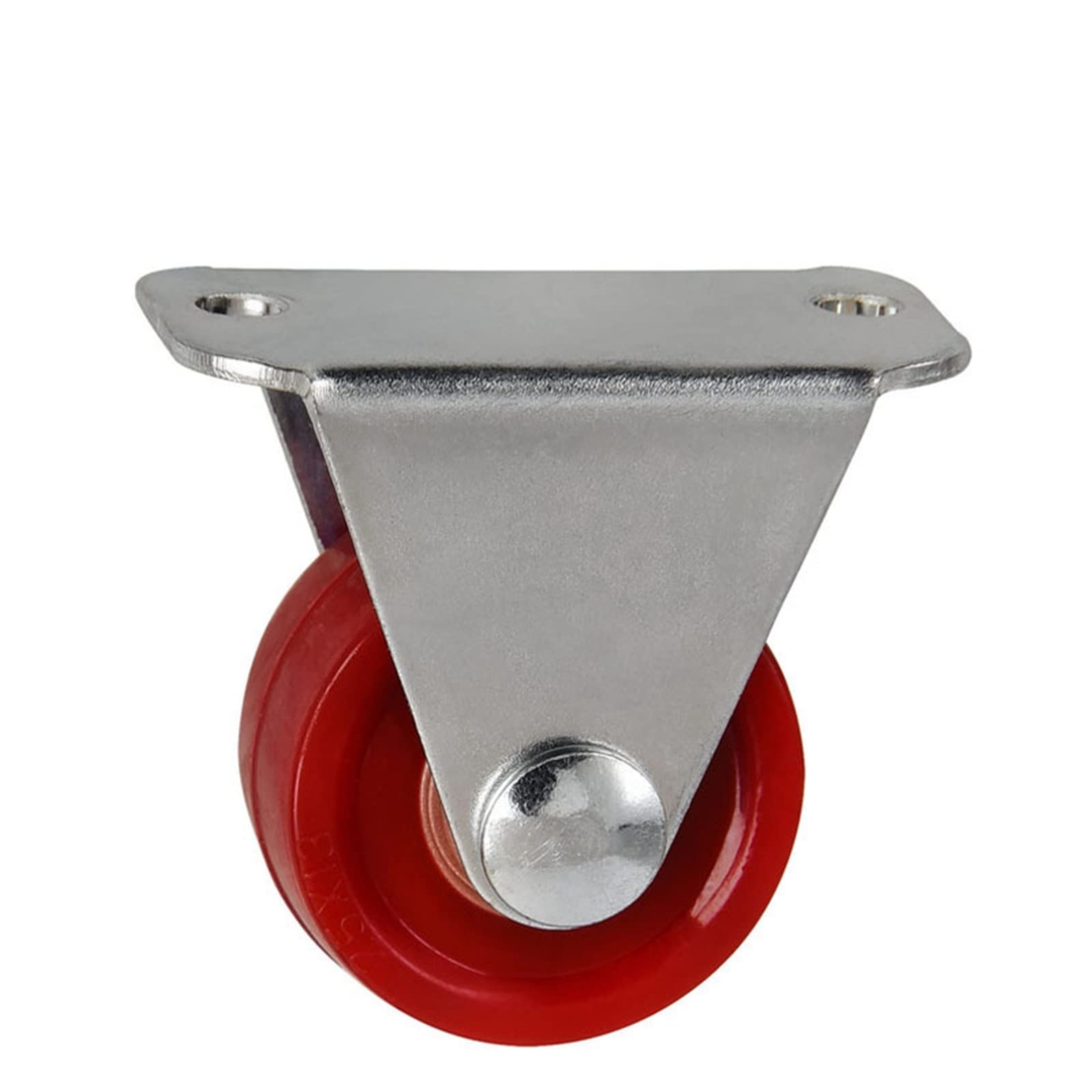 2 Pezzi di rotelle fisse in plastica con Guida Senza Rumore, Ruota Universale con Freno, Piccolo Carrello, mobili, Accessori Hardware di Ricambio