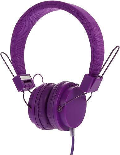 Miniatura 1 de Mikikit 2pcs Wired Music Headset Gift Purple Computer Sponge
