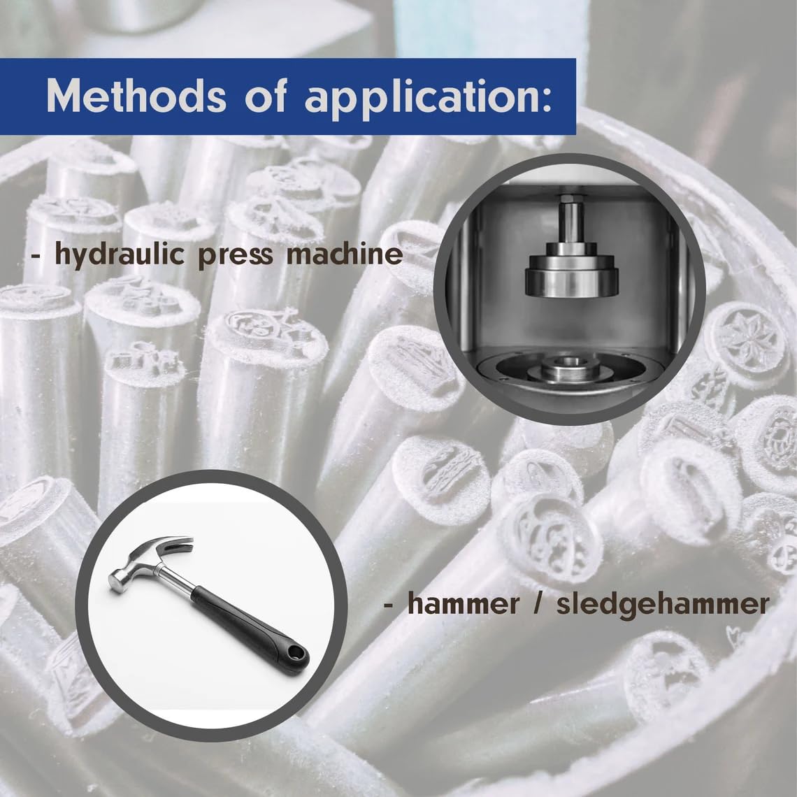 Custom Blacksmith Punch, Metal Touchmark, Knife Stamp, Custom Logo Stamp for Metalworking, Steel Blades Marking, Personalized Engraving Tool, Personalized Jewelry Metal Stamp