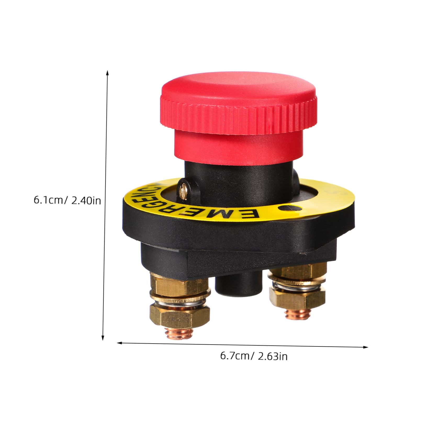 SOESFOUFU Car Part Automotive Battery Disconnect Switch Marine Battery Disconnect Switch Black