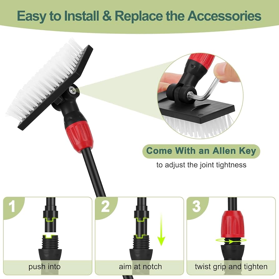 Turtle Tank Accessories Hygger Small Fish Tank Cleaner, Aquarium Cleaning Tools Kit With Handle, Seaweed Fish Tank Glass Cleaner