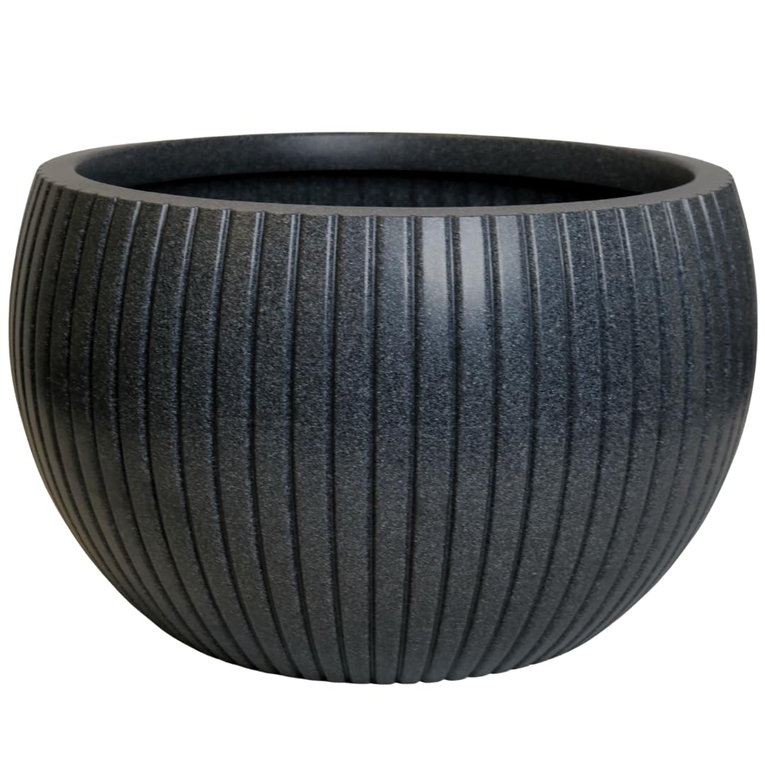 Trifibre Large Outdoor Planter 83Cm 175L Rotomoulded Heavy Duty Plastic Plant PotWindsor Granite from B&Q