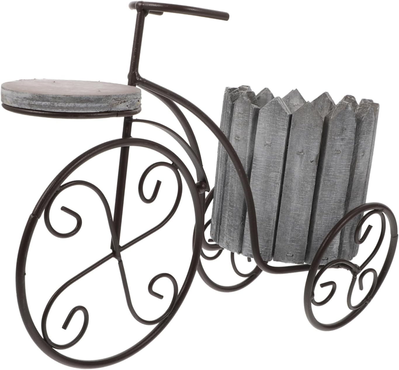 Flower Basket Plant Stand Balcony Decor Multi Shelf Metal Craft Garden Storage Rack Random Color