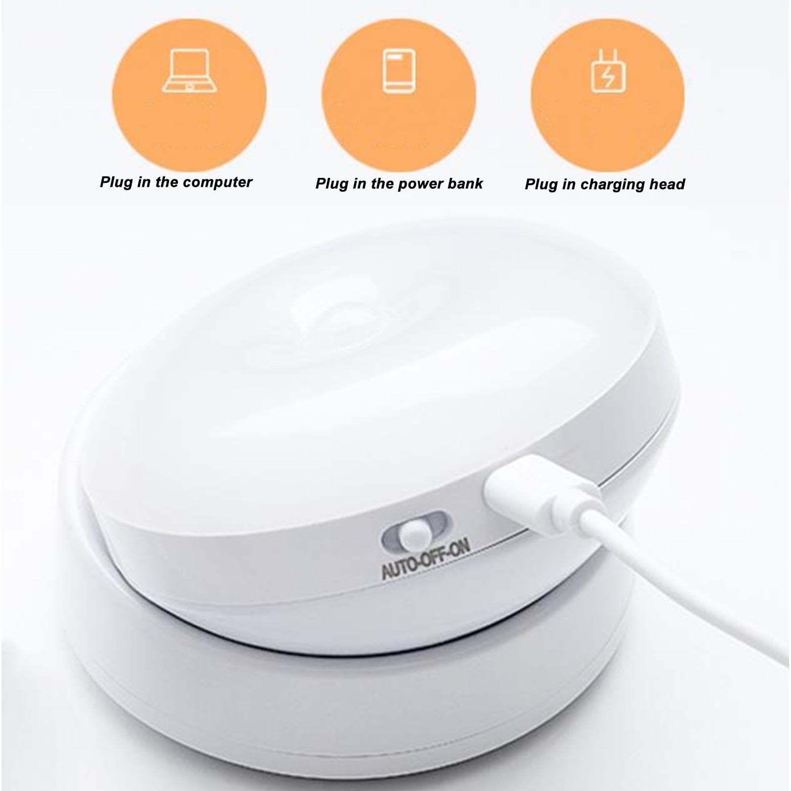 Jectse LED Induction Lamp, LED Night Light 360 Degree Rotating Energy Saving for Staircase (Warm Light) - Image 4