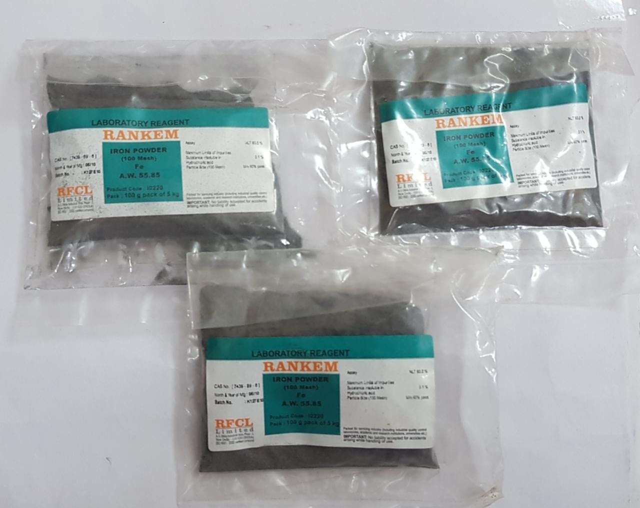 Iron Metal Powder RANKEM 300GM (100 x3) (B0BCVJ2QJF) Amazon Price History, Amazon Price Tracker