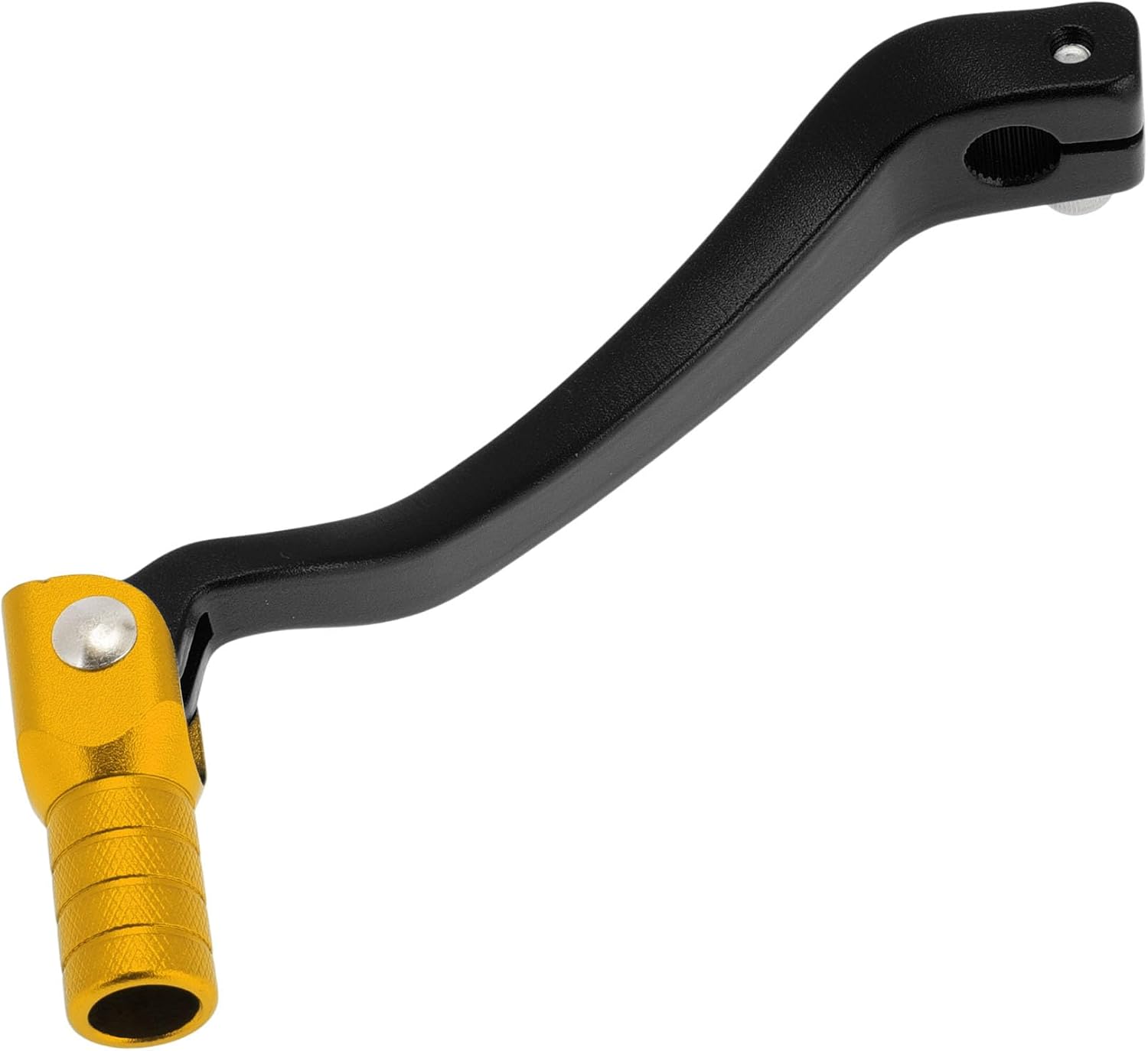 Folding Motorcycle Gear Shifter Lever for Kayo T6 Aluminum Alloy Pedal Shift Lever Arm Black Gold Tone