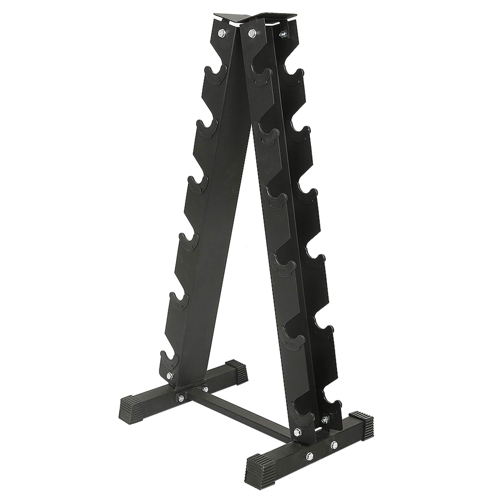 Hantelbäume, Hantelscheibenständer, Hantelständer, Gewichtsständer, Maximale Belastung 200 kg, Kann 6 Paar Hanteln Speichern
