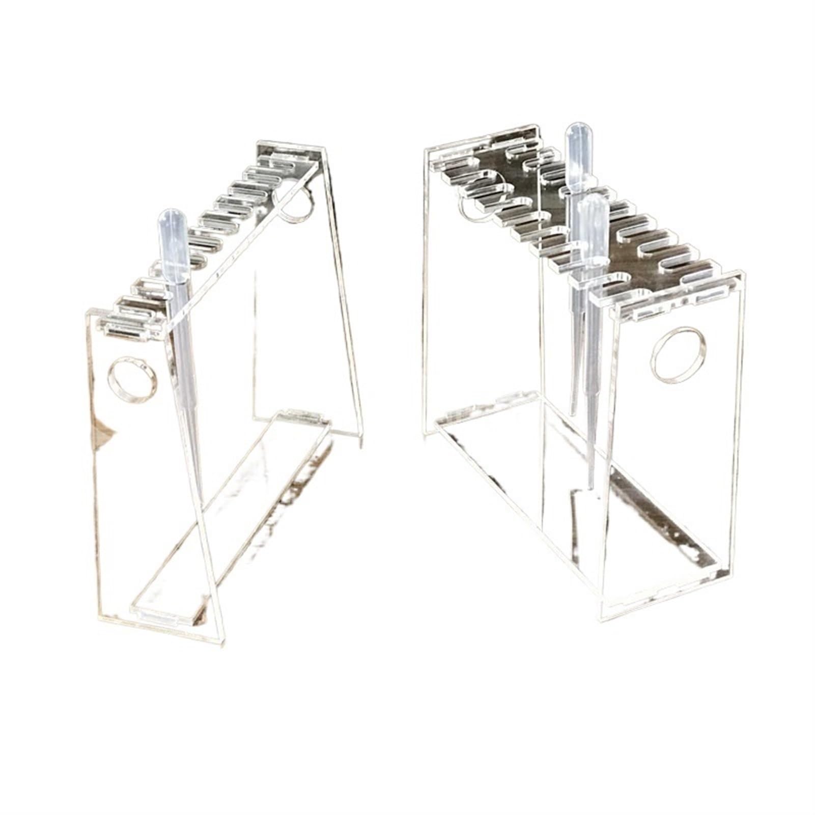 1 pz supporto for pipetta pasteur in vetro organico 1/2/3 ml PMMA supporto for rack forniture da laboratorio(10holes)