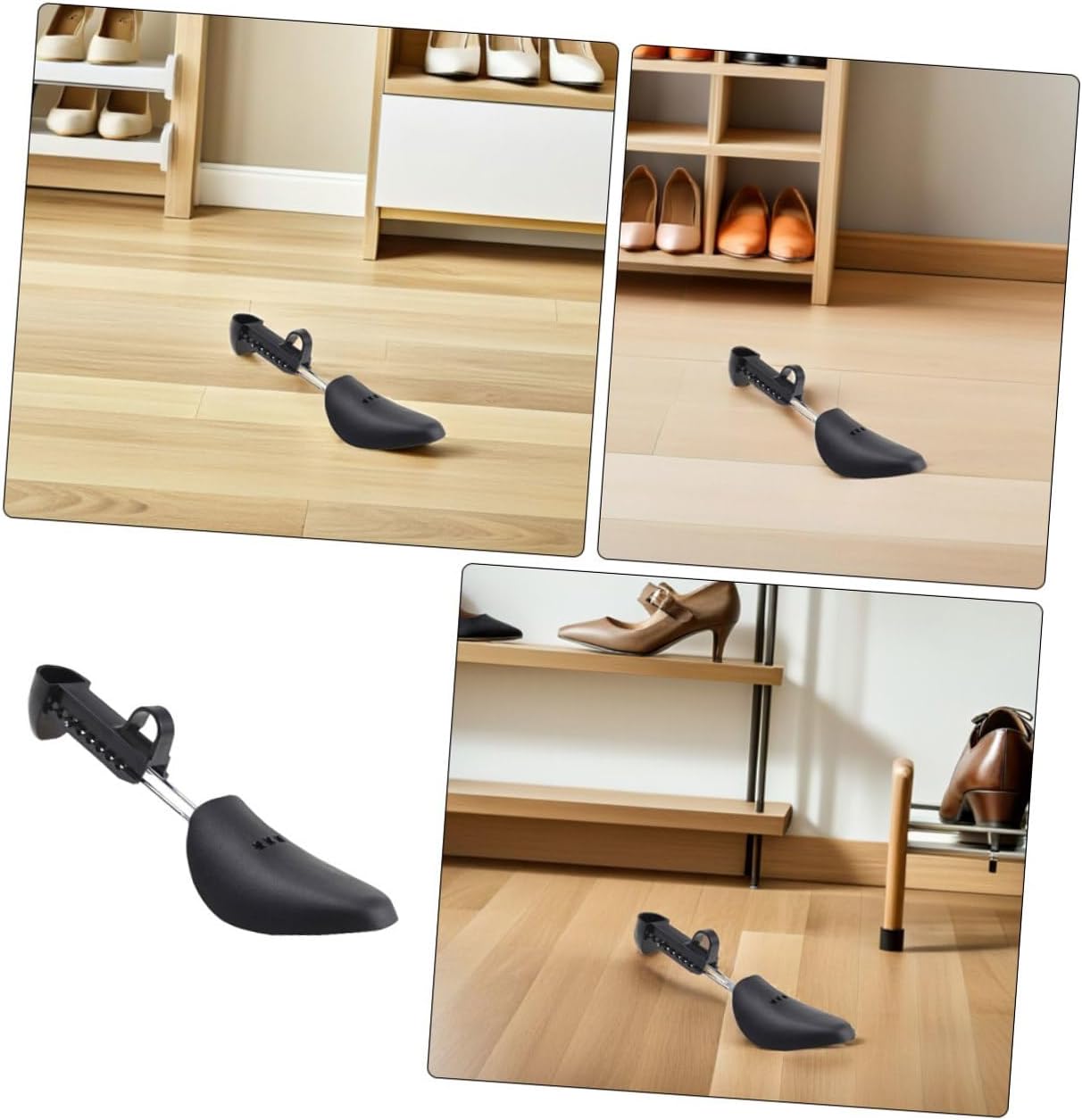 PRETYZOOM 8 Pairs Adjustable Plastic Shoe Stretcher Trees for Men and Women Shoe Expander and Footwear Shaping Tool for Leather Boot Holder Support for Wide Feet and Wrinkle Prevention
