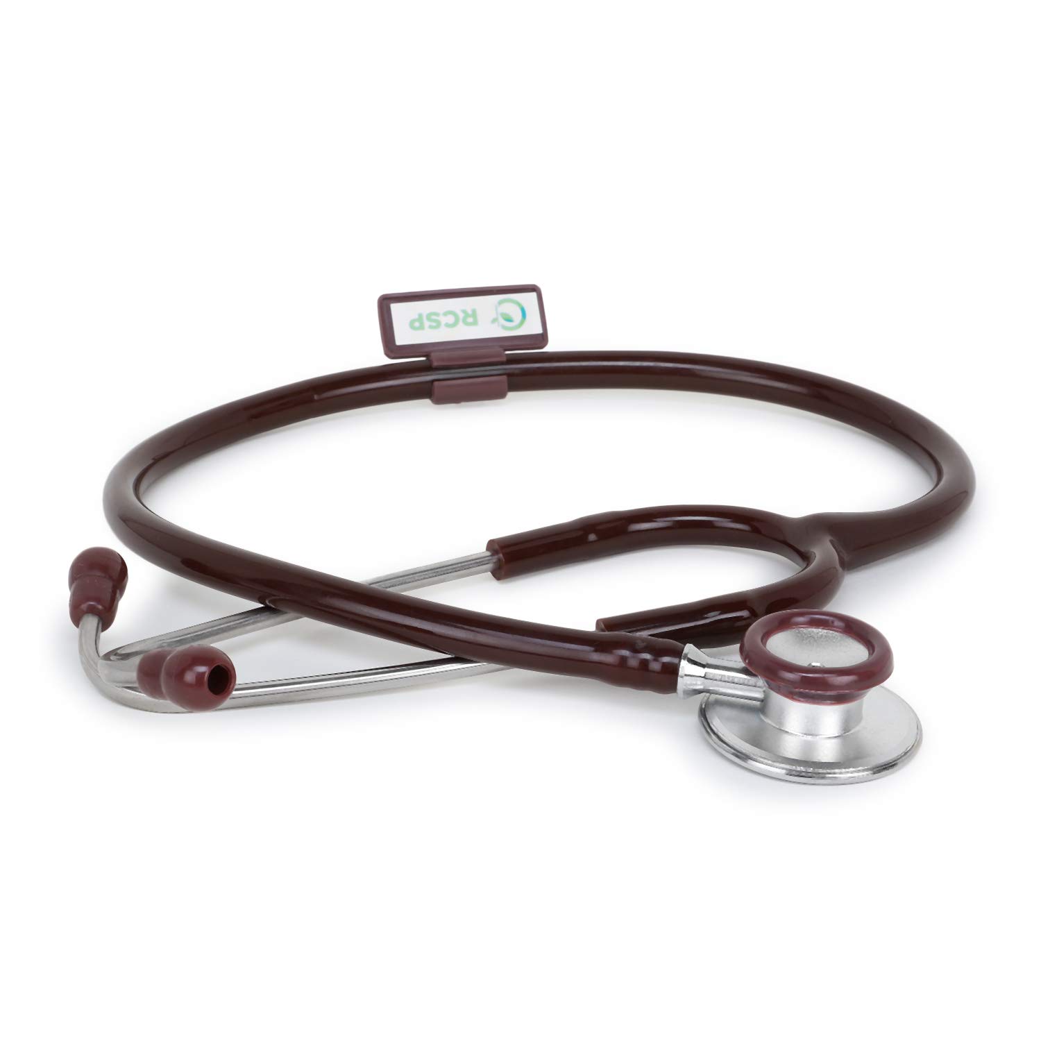RCSP Micro Plus Professional Stethoscope for Doctors and Medical Students | Comfortable Aluminium Chest Piece with Flexible Latex-Free Tube & Soft Sealing Ear Knobs | Chocolate Color-picture-27