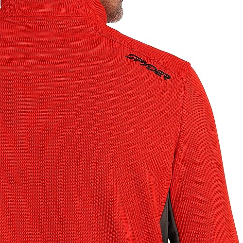 Image of Spyder mens Bandit 1 /2 Zip Fleece Ski Mid Layer Sweater Jacket