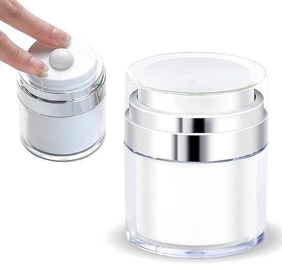 Airless Pump Bottle Moisturizer Dispenser 30ML, Portable Lotion Cream