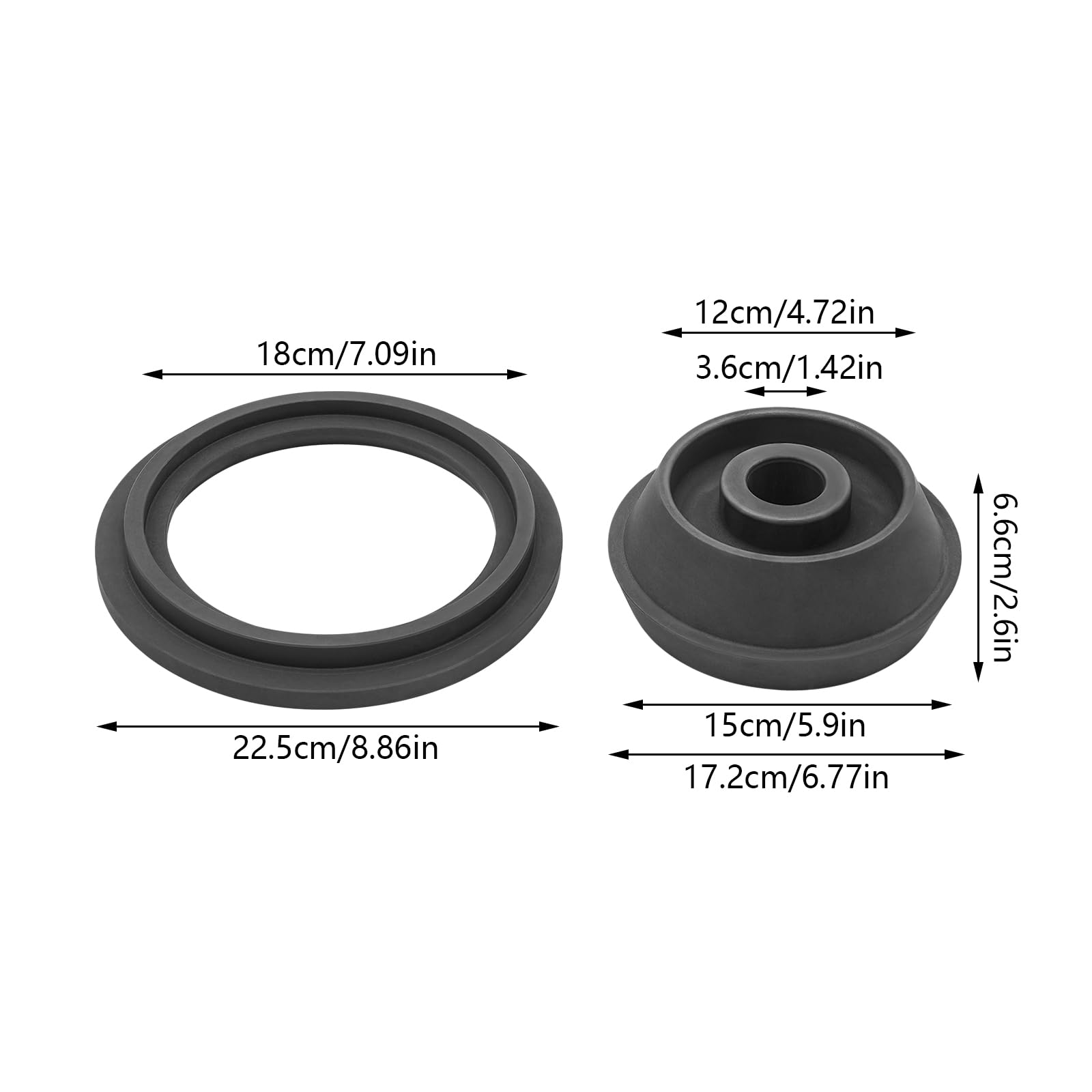lxrnqcey 36mm Universal Wheel Balancer, Adapter Cone Set Wheel Balancer Kit