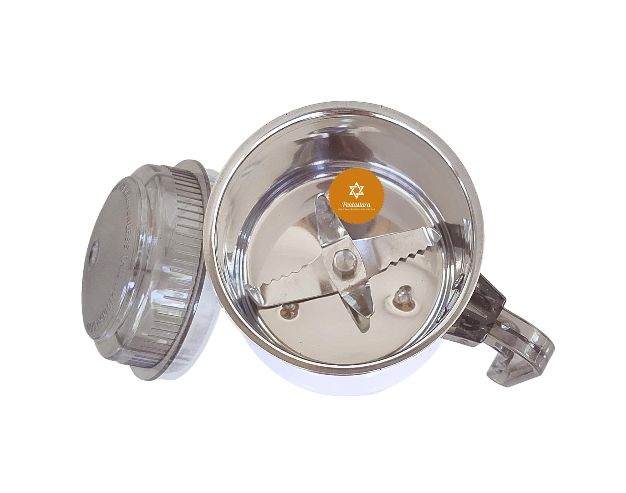 Mixer Grinder Small(Chutney) Jar For-Sujatha models Aluminium Alloy White Base With SS-304 double blades (400ml capacity)-image-11