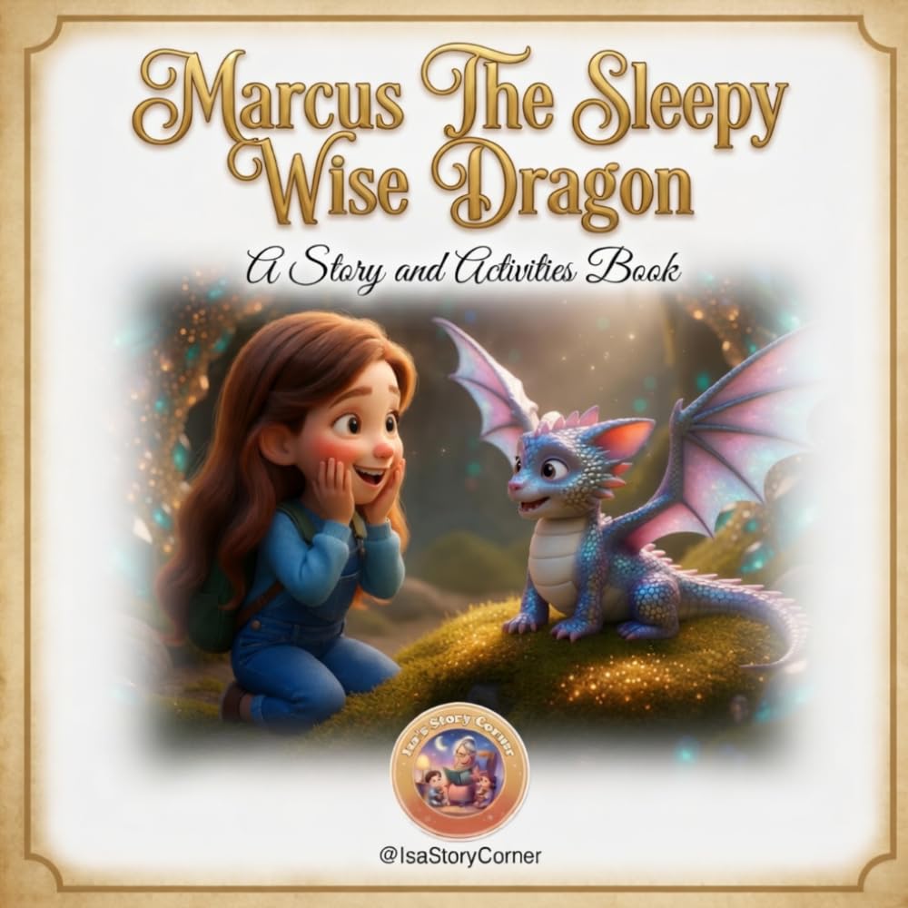 Marcus the sleepy wise dragon: A story and activities book