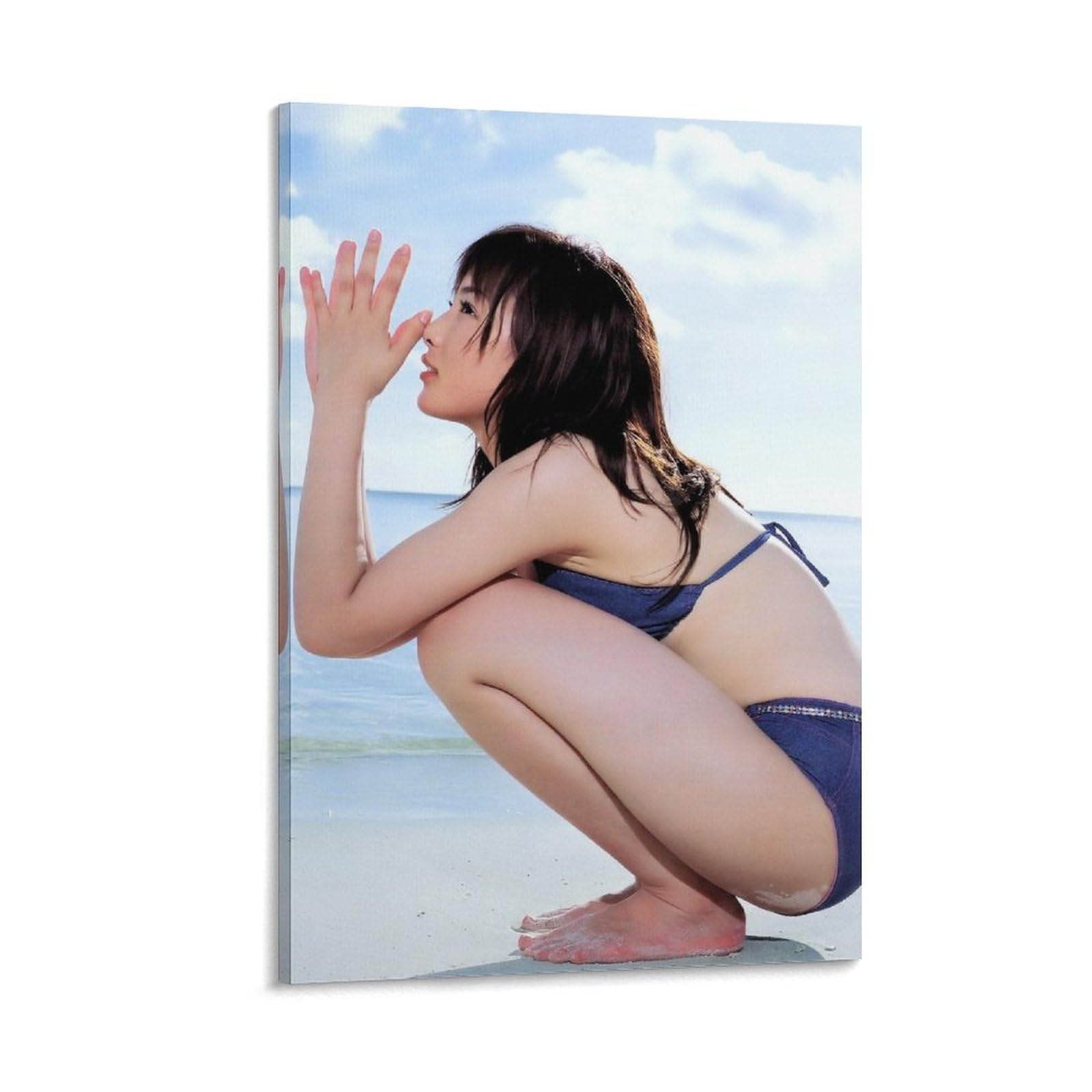 Amazon.co.jp: 杏 さゆり 水着 あんず さゆり 女優 セクシー 写真 画像 アートパネル ポスター キャンバスウォールアート現代 印刷  版画 壁掛け 壁の絵 部屋飾り20x30inch(50x75cm)
