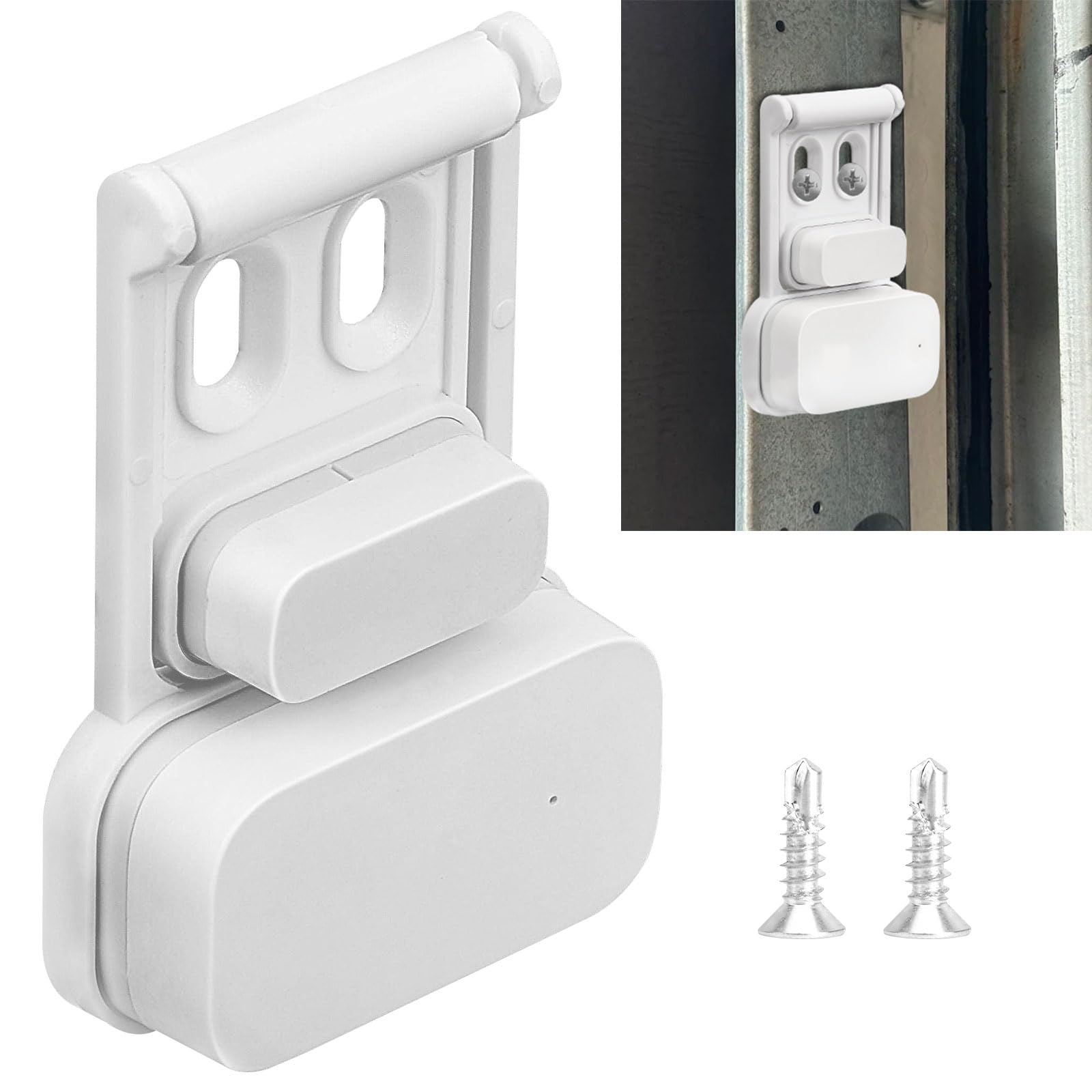 Garage Door Mount Bracket for A-qara Door and Window Sensor, Easy Installation Garage Door Security Accessory