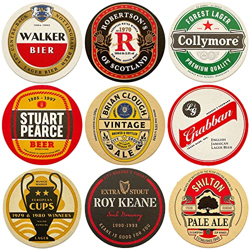 Sous-bocks Nottingham Forest dessous de verre foot anglais x9