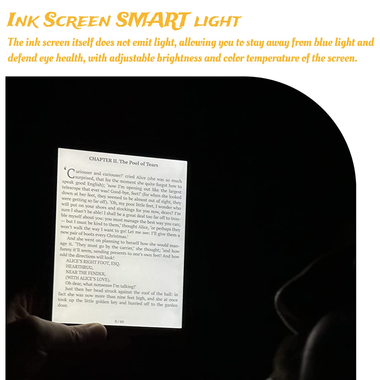 Ereader, Schermo a Inchiostro HD da 6 Pollici, 1448x10726, Lettori di Ebook per Android 8.1, Ebook Quad da 1 GB da 16 GB, WIFI BT, Dispositivo di Lettura Elettronica per