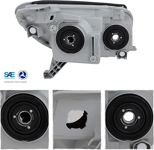 Miniatura 3 de AKKON - Para Toyota 4Runner Sport SUV OE repuesto faros ahumados conductorpasajero faros delanteros par nuevo