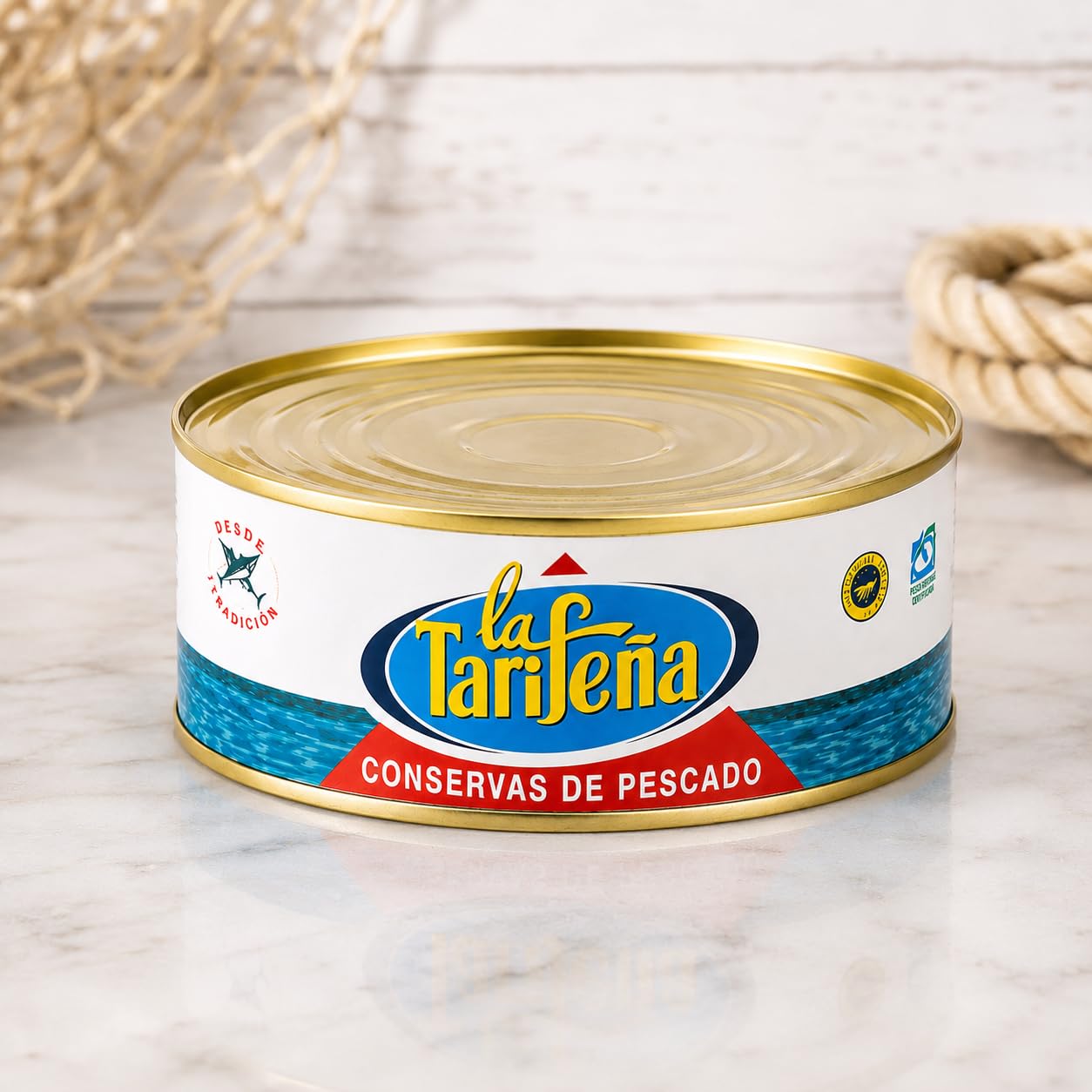 Diaz Cadenas - Filetes de Caballa de Andalucía en Aceite de Girasol 975 g – Conserva Premium de Pescado Azul Español, Rica en Omega 3, Alta en Proteínas, Ideal para Dieta Mediterránea