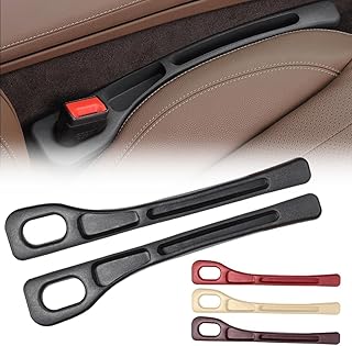 2 Stück Autositz Lückenfüller für Toyota BZ4X 2022 2023, Aufbewahrungsbox für Autositze Auto Sitzlückenfüller Stopfen Autositz Spaltfüller,Bla-ck