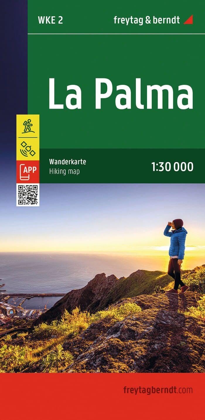 La Palma, Hiking Map 1:30,000 scale